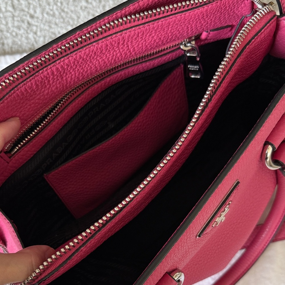 Prada Fuchsia Leather Satchel - Picture 8 of 16